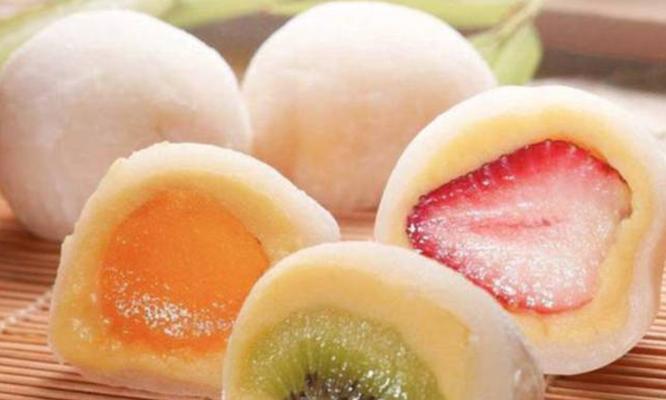 水果雪媚娘——健康美味的夏日甜品（以新鲜水果为原材料的家庭自制雪媚娘）