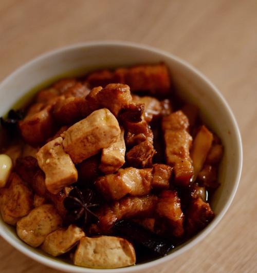 用水豆腐蒸肉末，营养美味又健康（家庭美食）