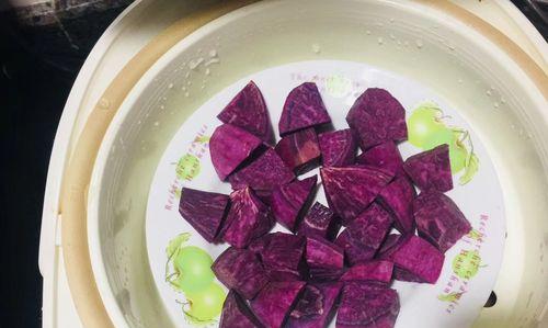山药紫薯糍，美味又健康（以传统糍粑为基础）
