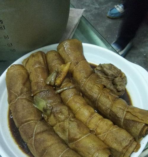 山药肉末豆皮卷（简单易做）