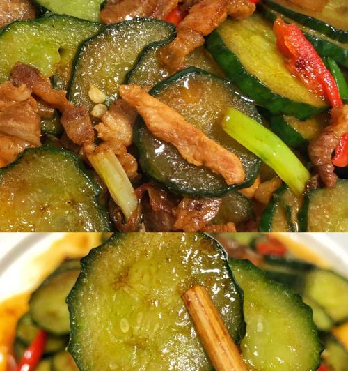 肉末炒黄瓜——美味又健康的家常菜（低卡路里）