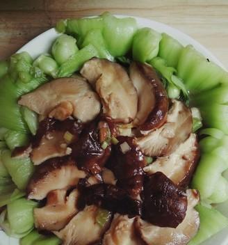 香菇上海青的美食盛宴（简单易学）