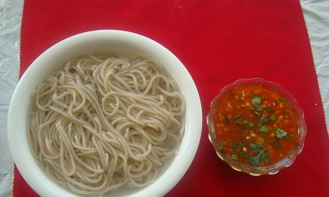 养生低碳，健康饸络（用荞面制作营养美味的饸络）