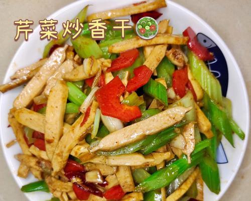 美味健康的小油菜炒香干（健康菜谱）