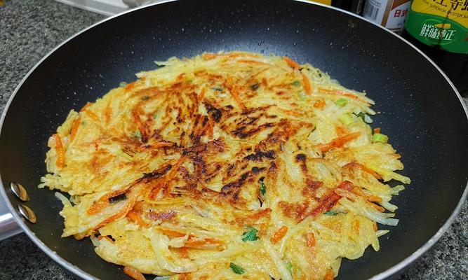 土豆丝鸡蛋摊饼的做法（简单易学）