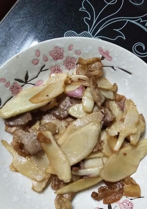 肉丝炒子姜，家常下饭好滋味（学会这道菜）